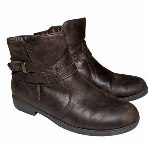Yuu Brown Ankle Boots Women’s Sz 7.5